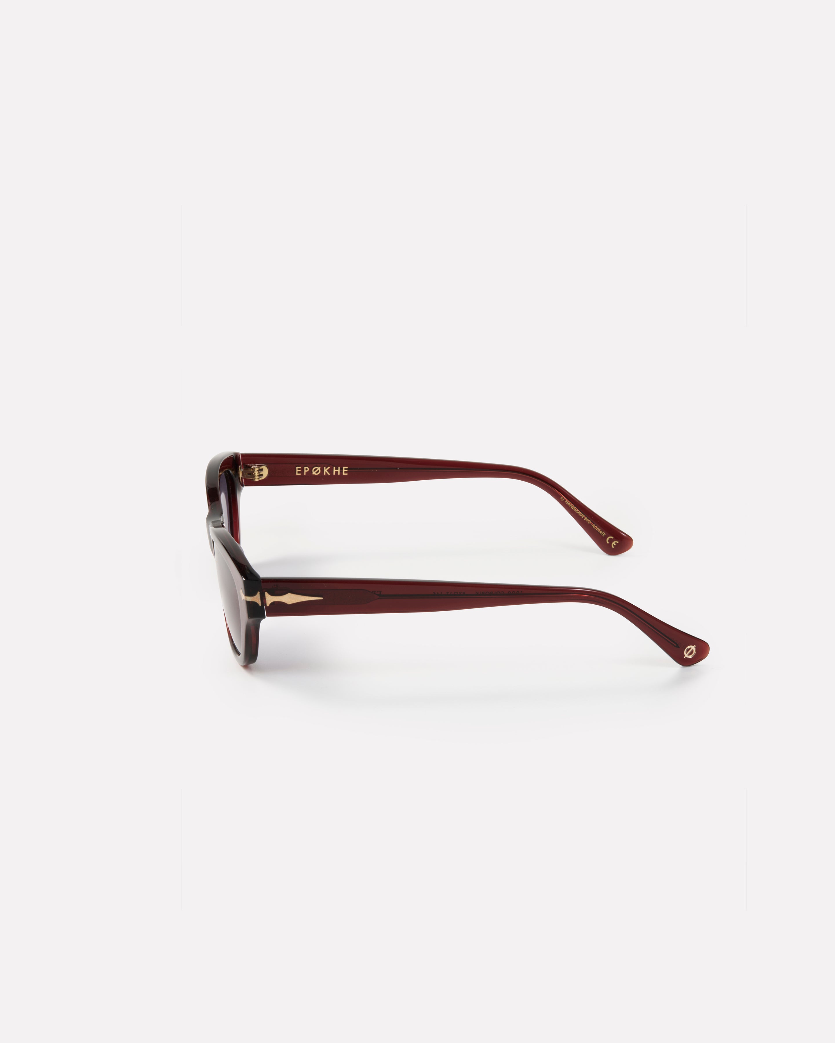 Frequency Sunglasses | Cola Polished / Black | Epokhe Eyewear