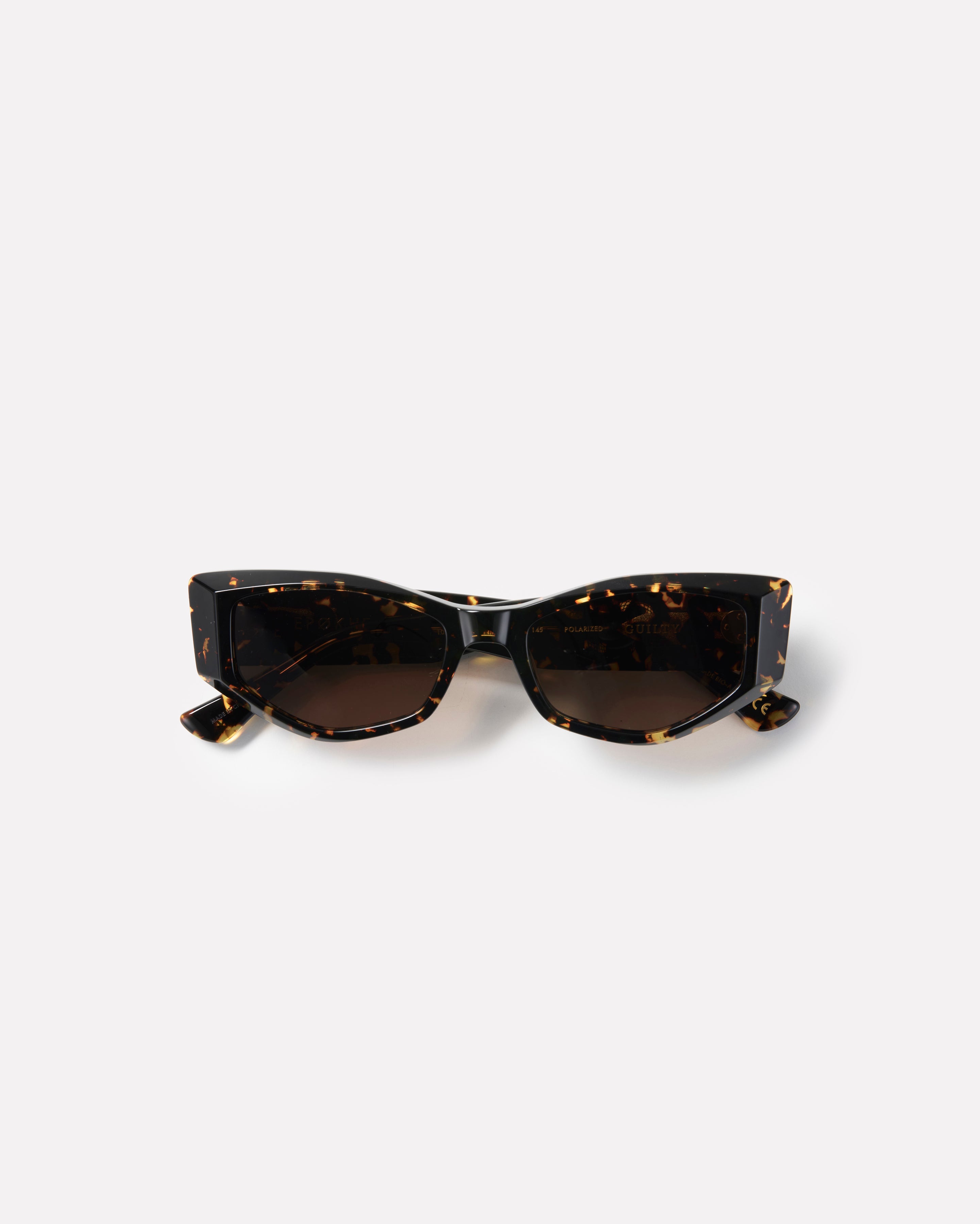 Guilty Sunglasses | Crystal Dark Tortoise/Bronze Polarized | Epokhe Eyewear