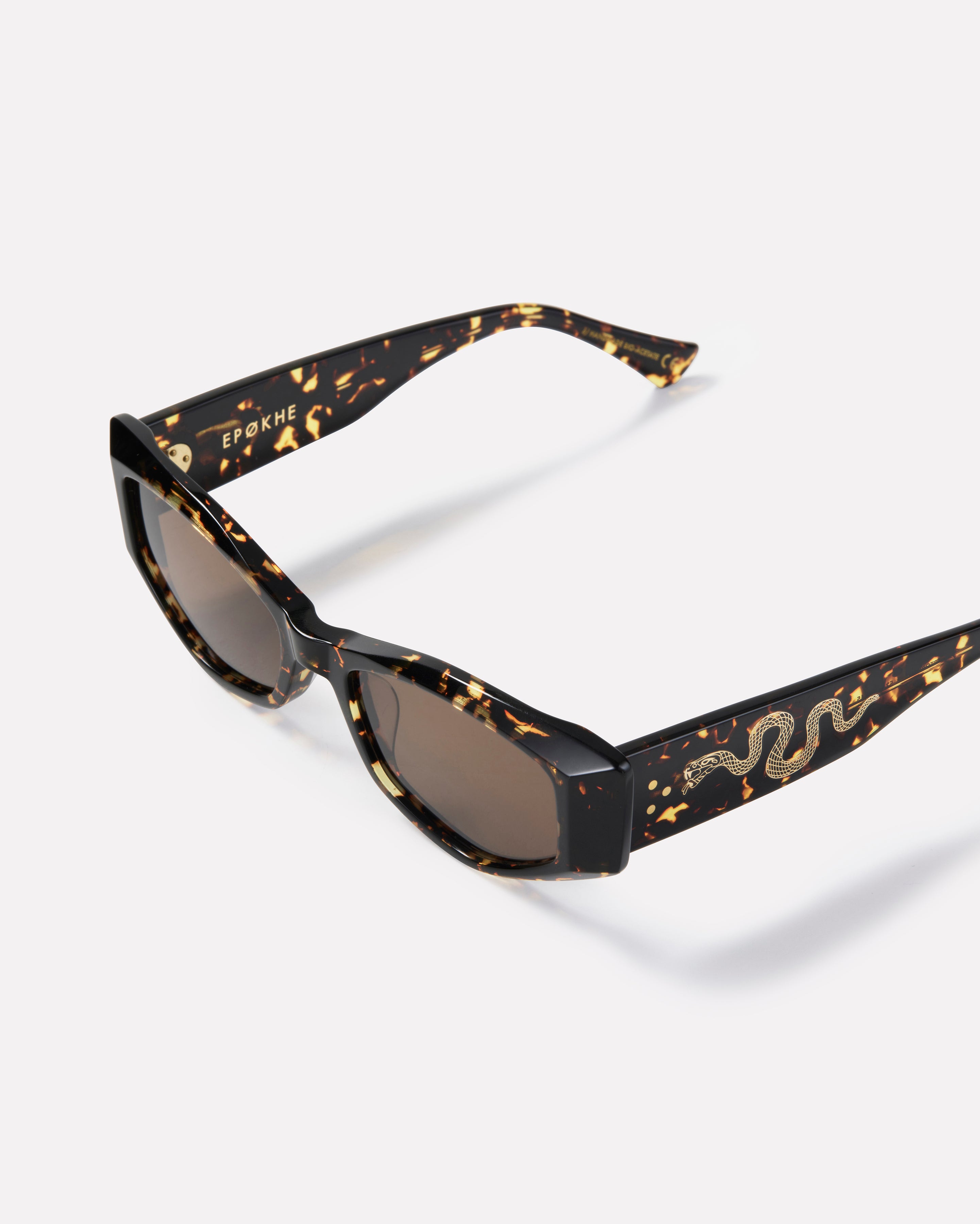 Guilty Sunglasses | Crystal Dark Tortoise/Bronze Polarized | Epokhe Eyewear