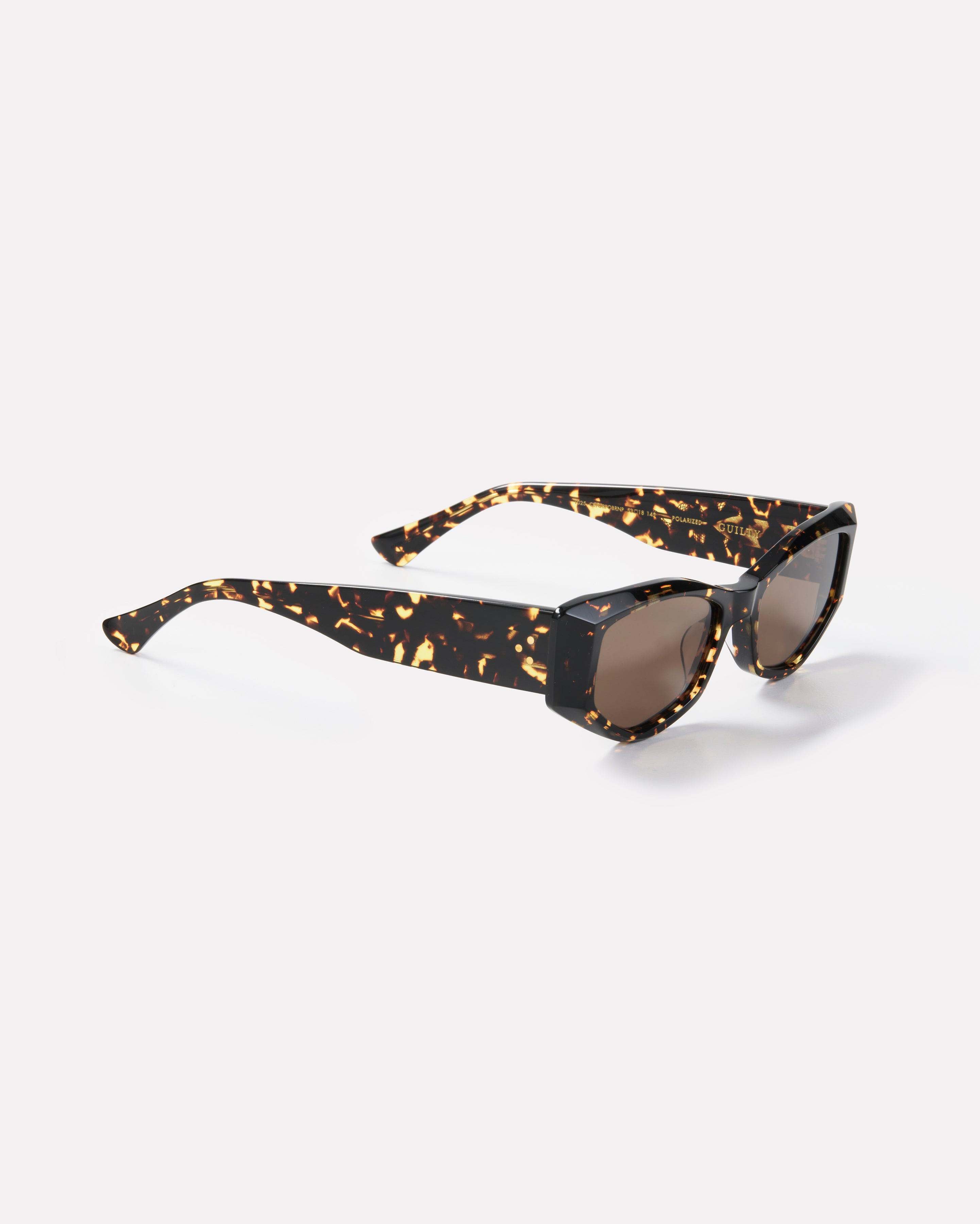 Guilty Sunglasses | Crystal Dark Tortoise/Bronze Polarized | Epokhe Eyewear