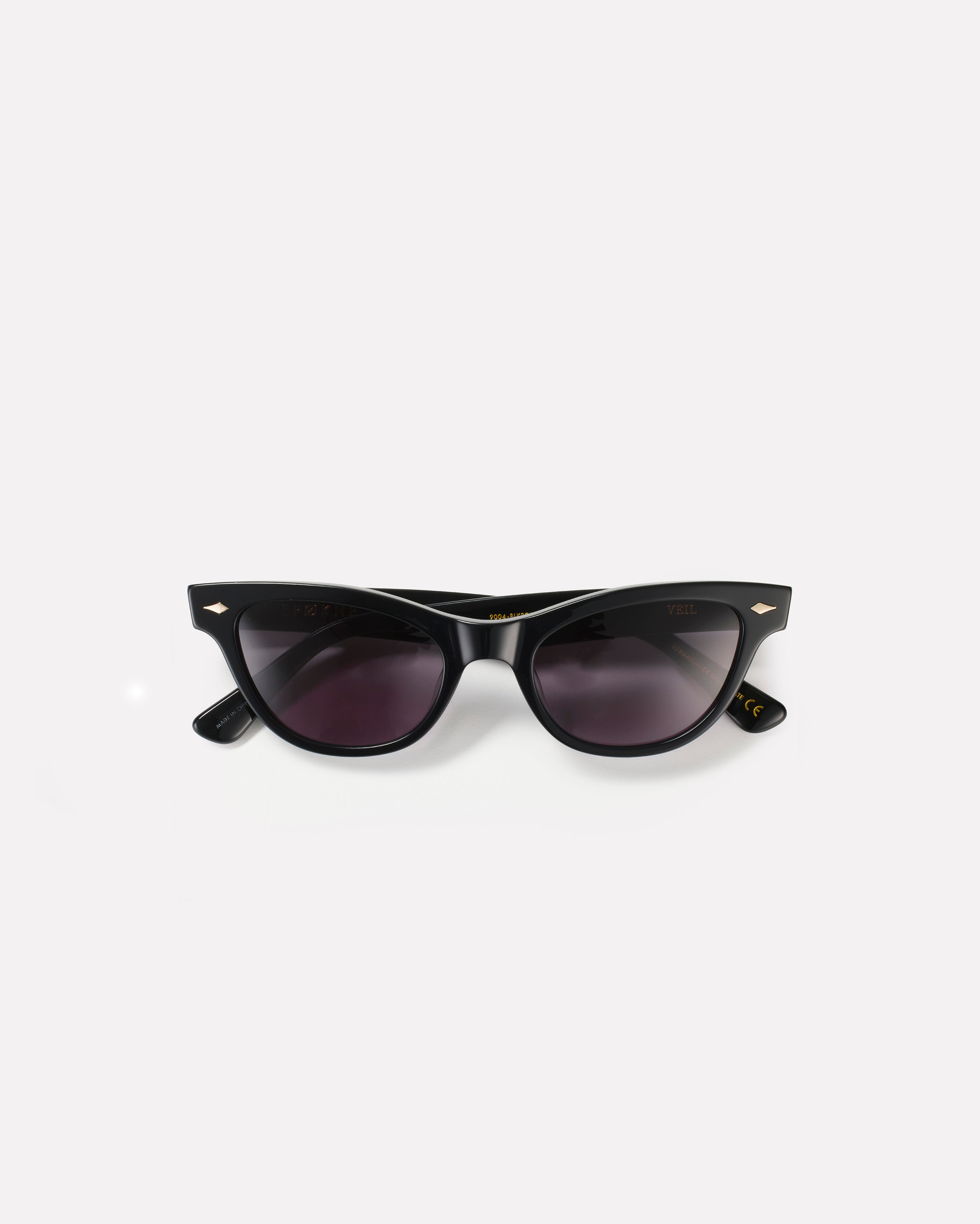 Veil Sunglasses | Black Polished / Black | Epokhe Eyewear