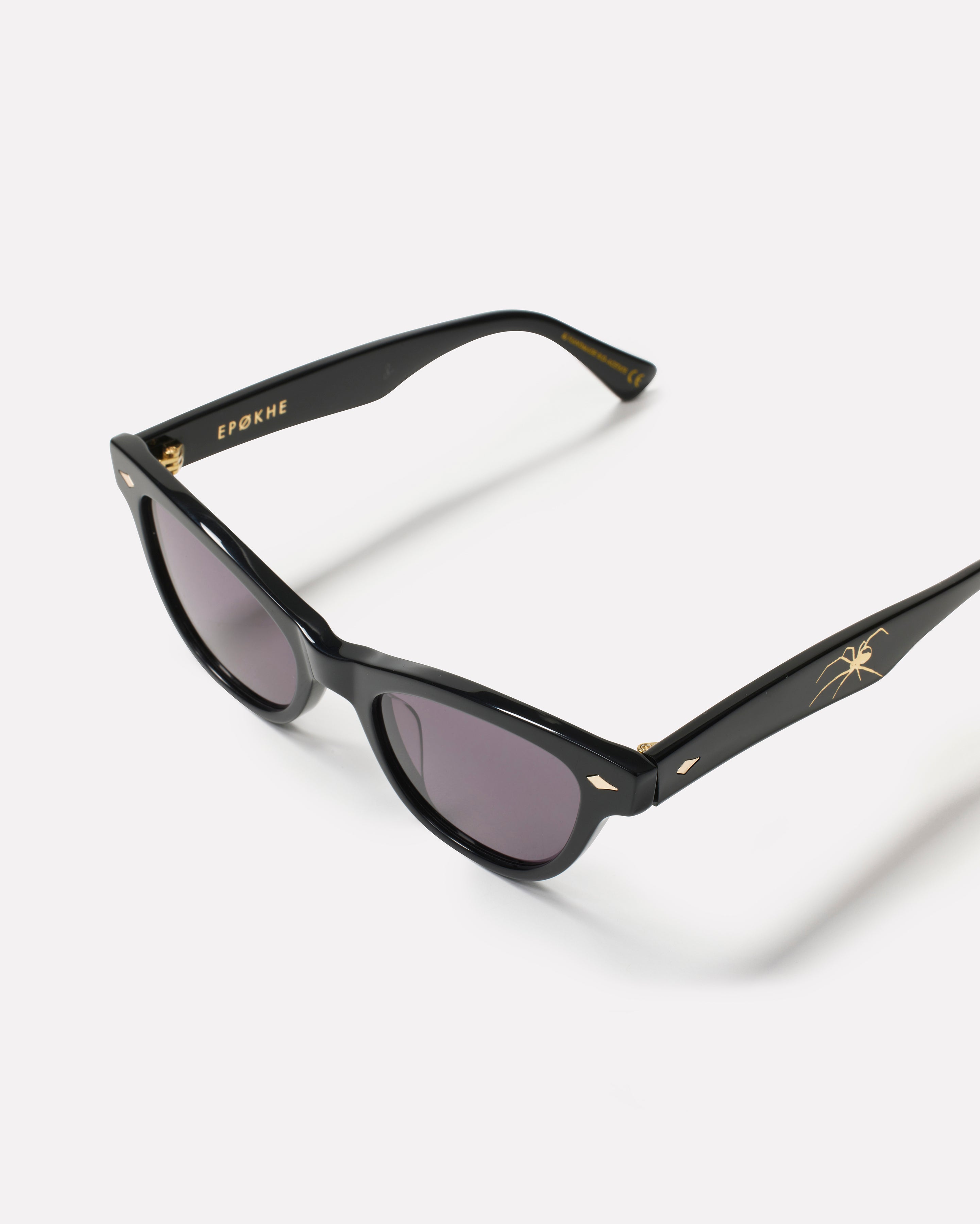 Veil Sunglasses | Black Polished / Black | Epokhe Eyewear