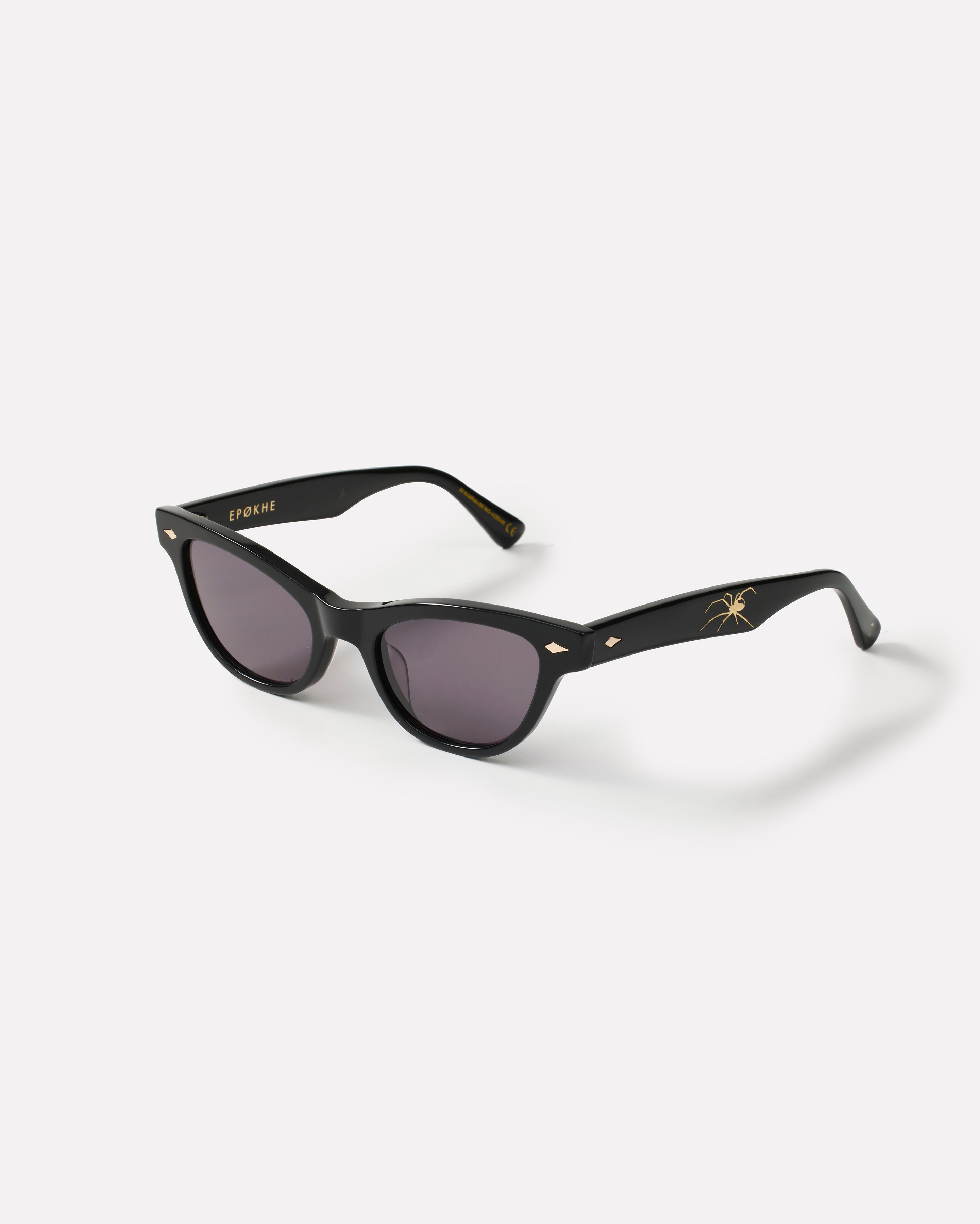 Veil Sunglasses | Black Polished / Black | Epokhe Eyewear