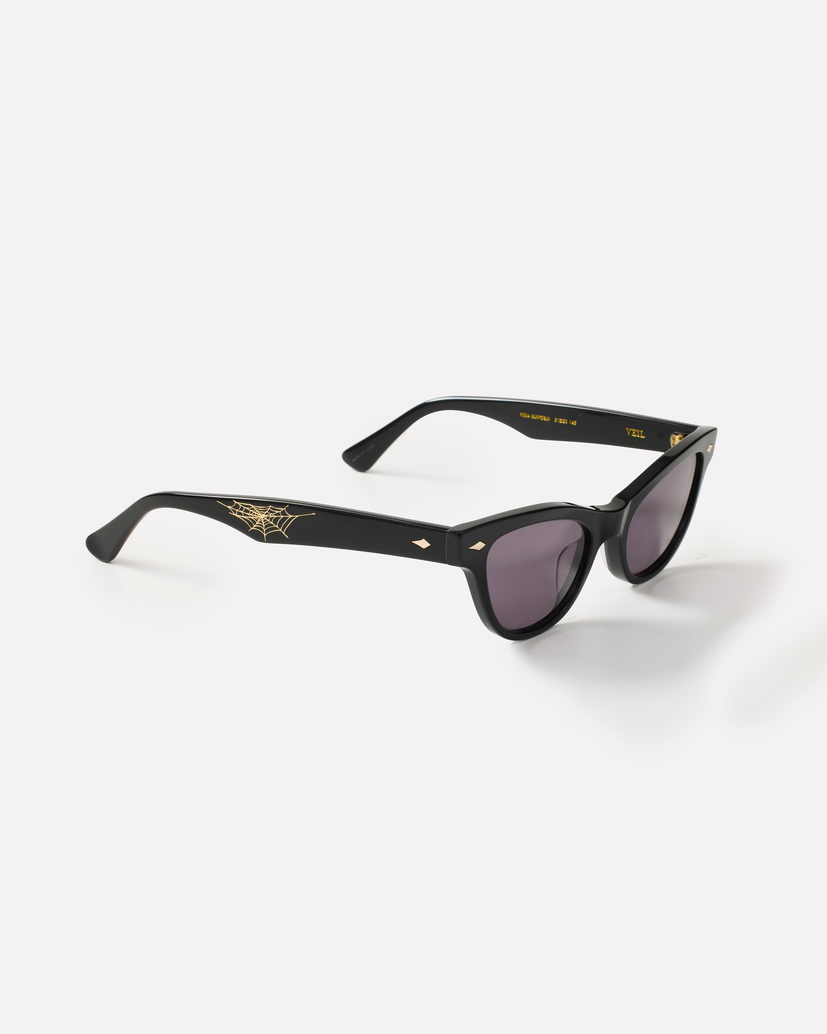 Veil Sunglasses | Black Polished / Black | Epokhe Eyewear