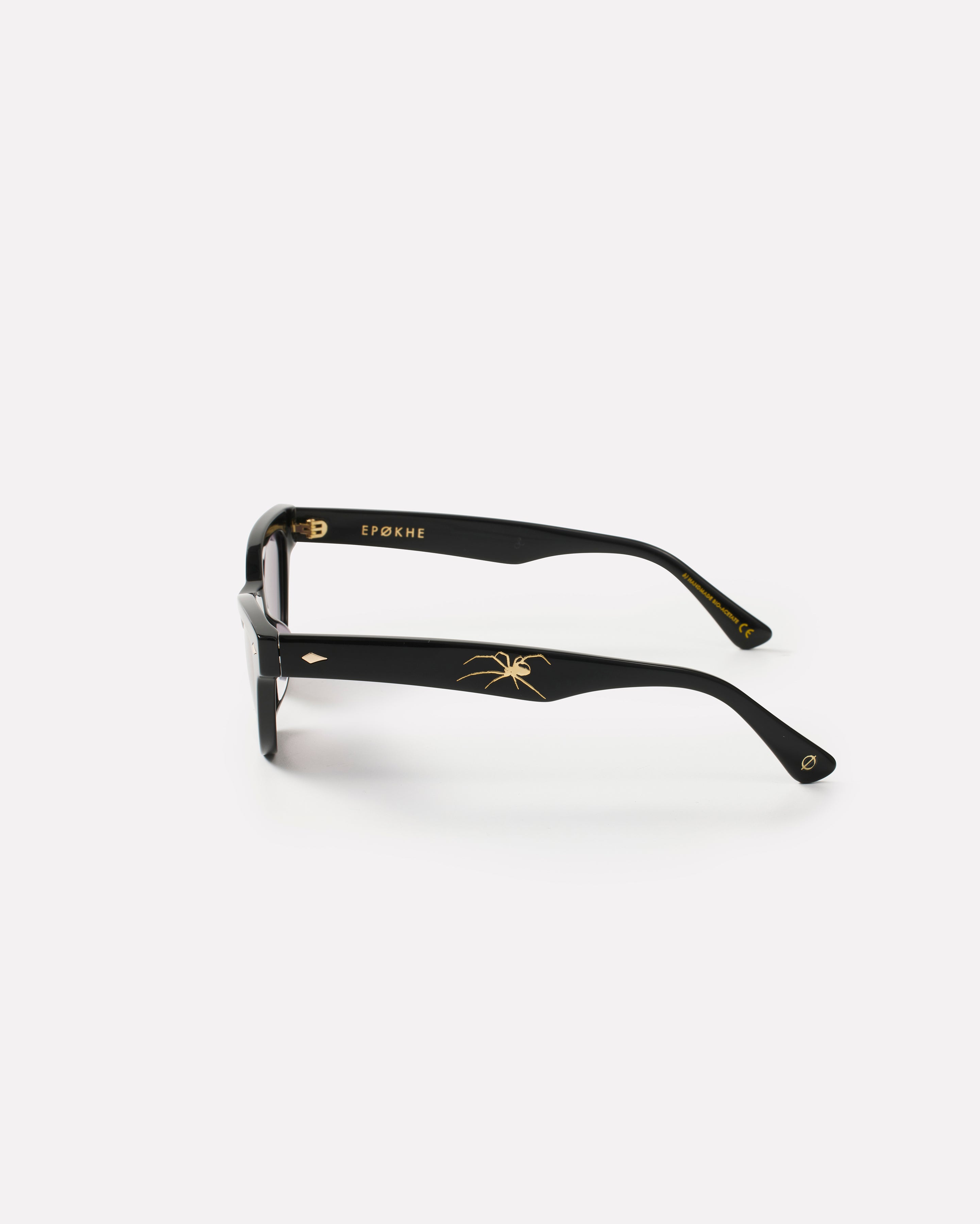 Veil Sunglasses | Black Polished / Black | Epokhe Eyewear