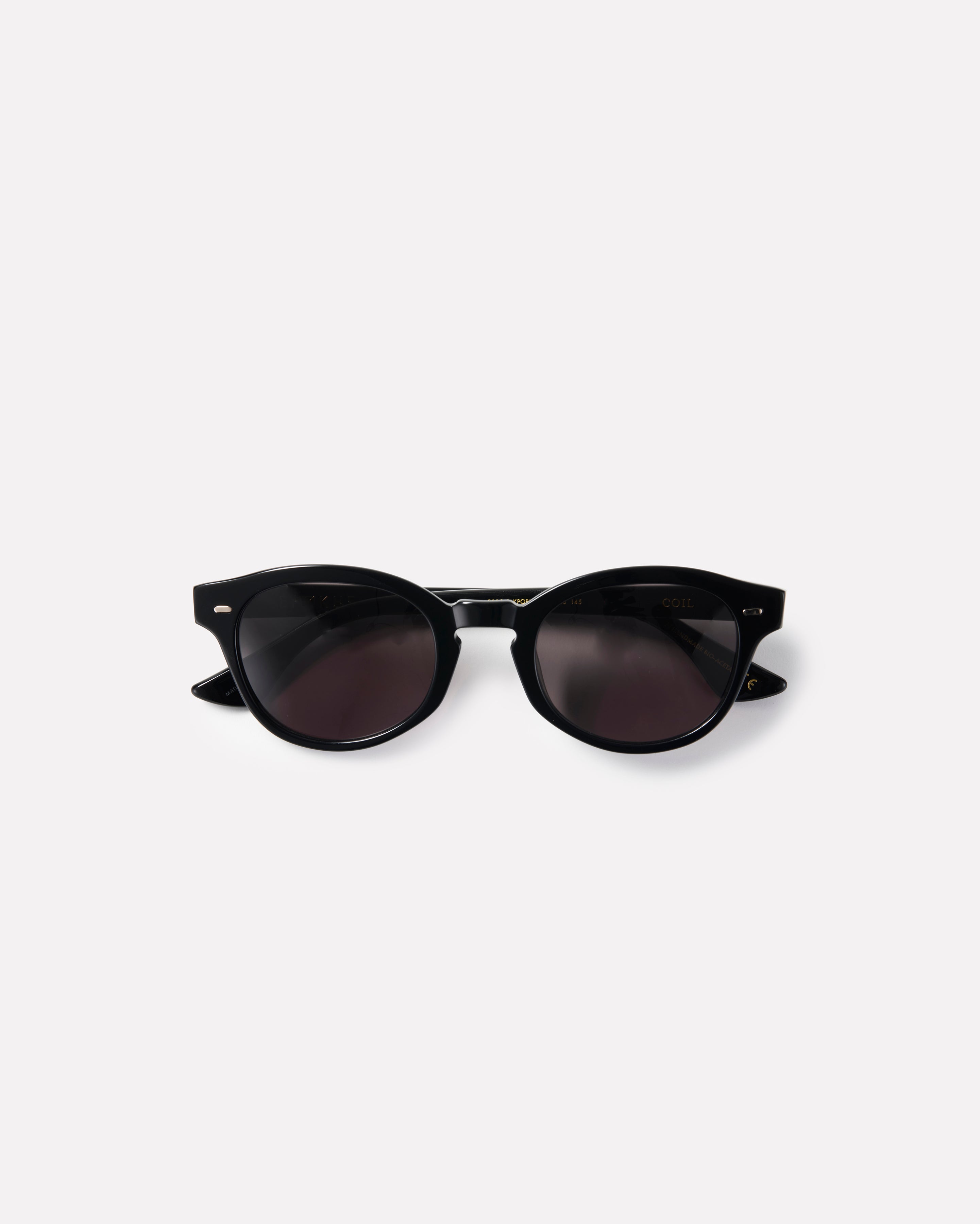 Coil Sunglasses | Black Polished / Black | Epokhe Eyewear