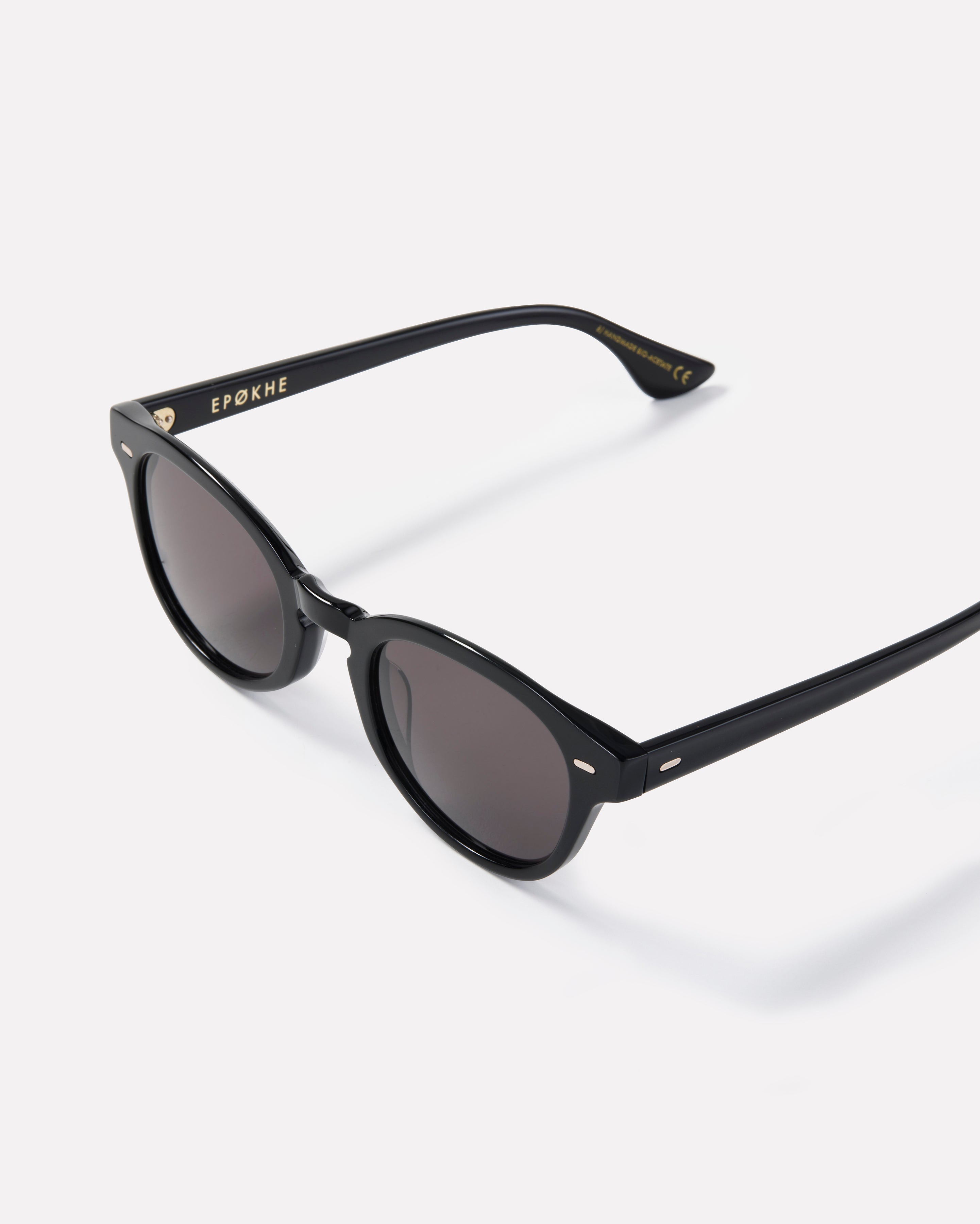 Coil Sunglasses | Black Polished / Black | Epokhe Eyewear