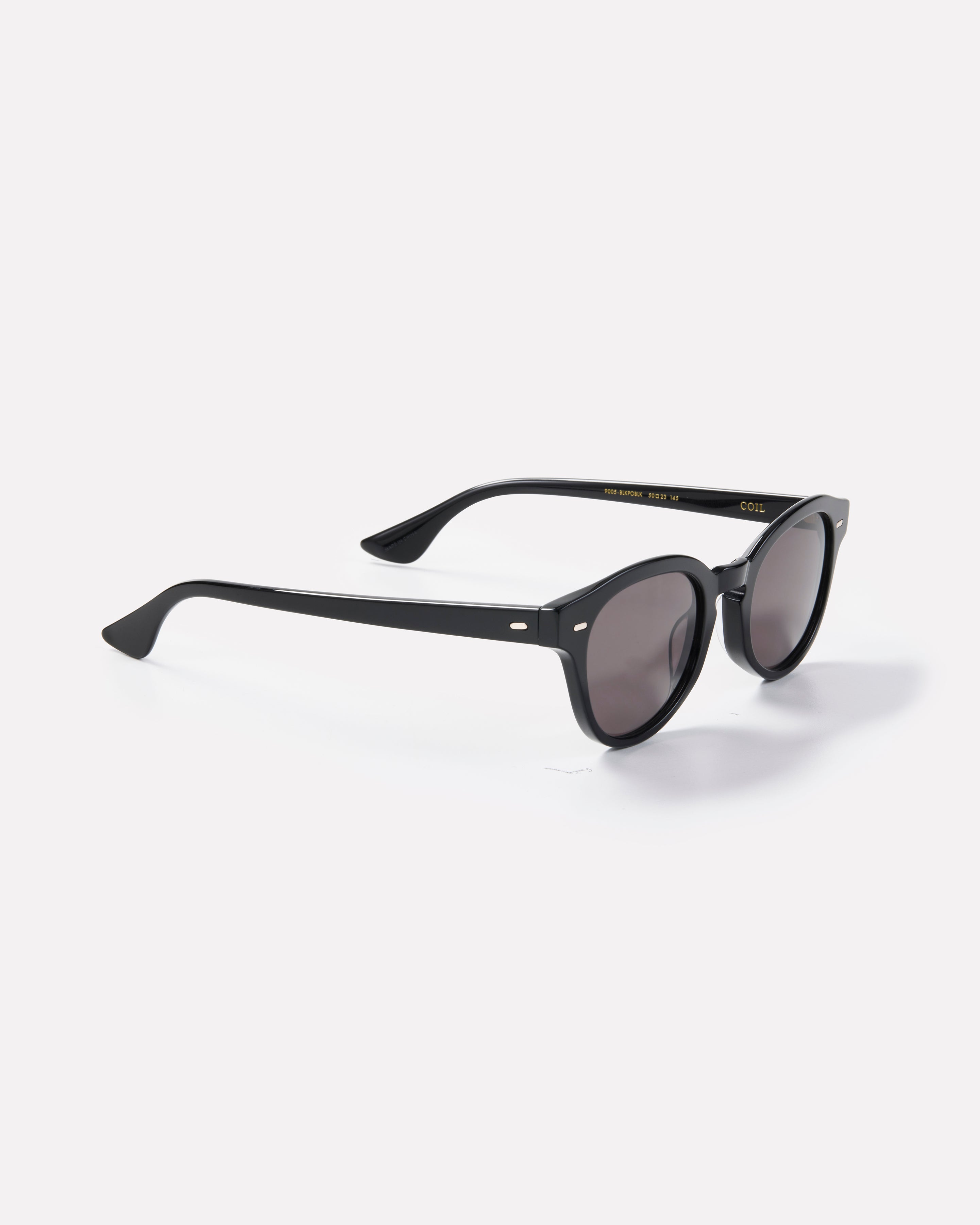 Coil Sunglasses | Black Polished / Black | Epokhe Eyewear