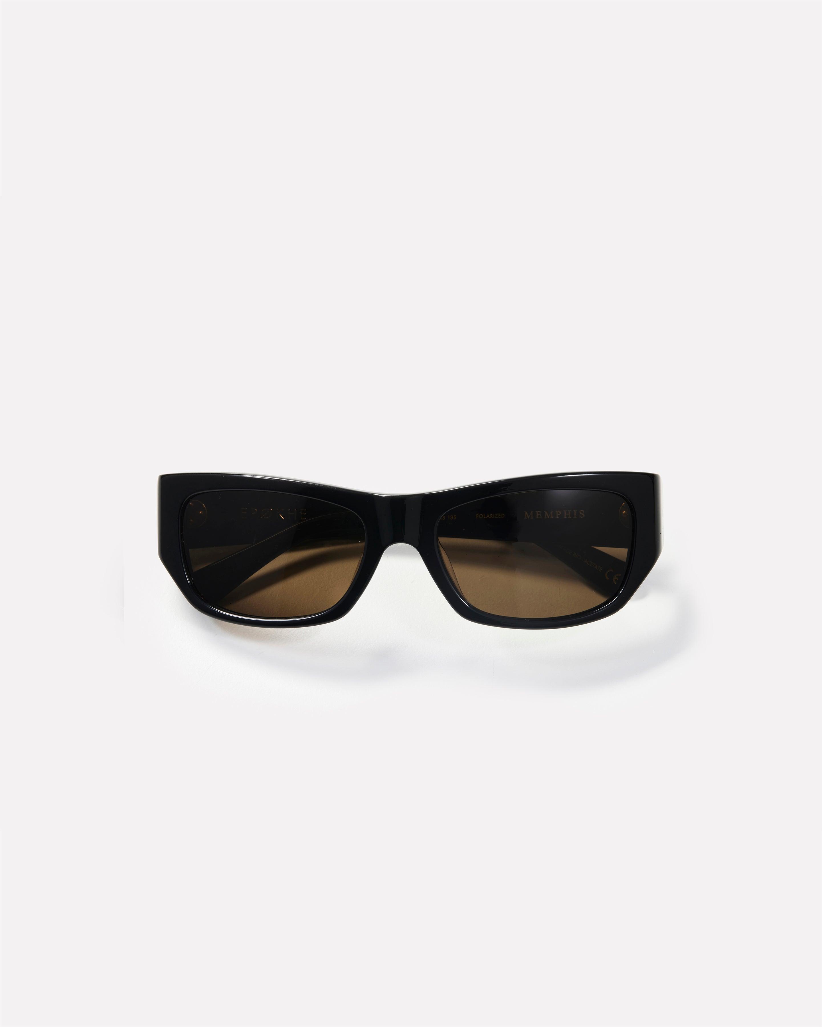 Memphis Sunglasses | Black Polished / Bronze Polarized | Epokhe Eyewear