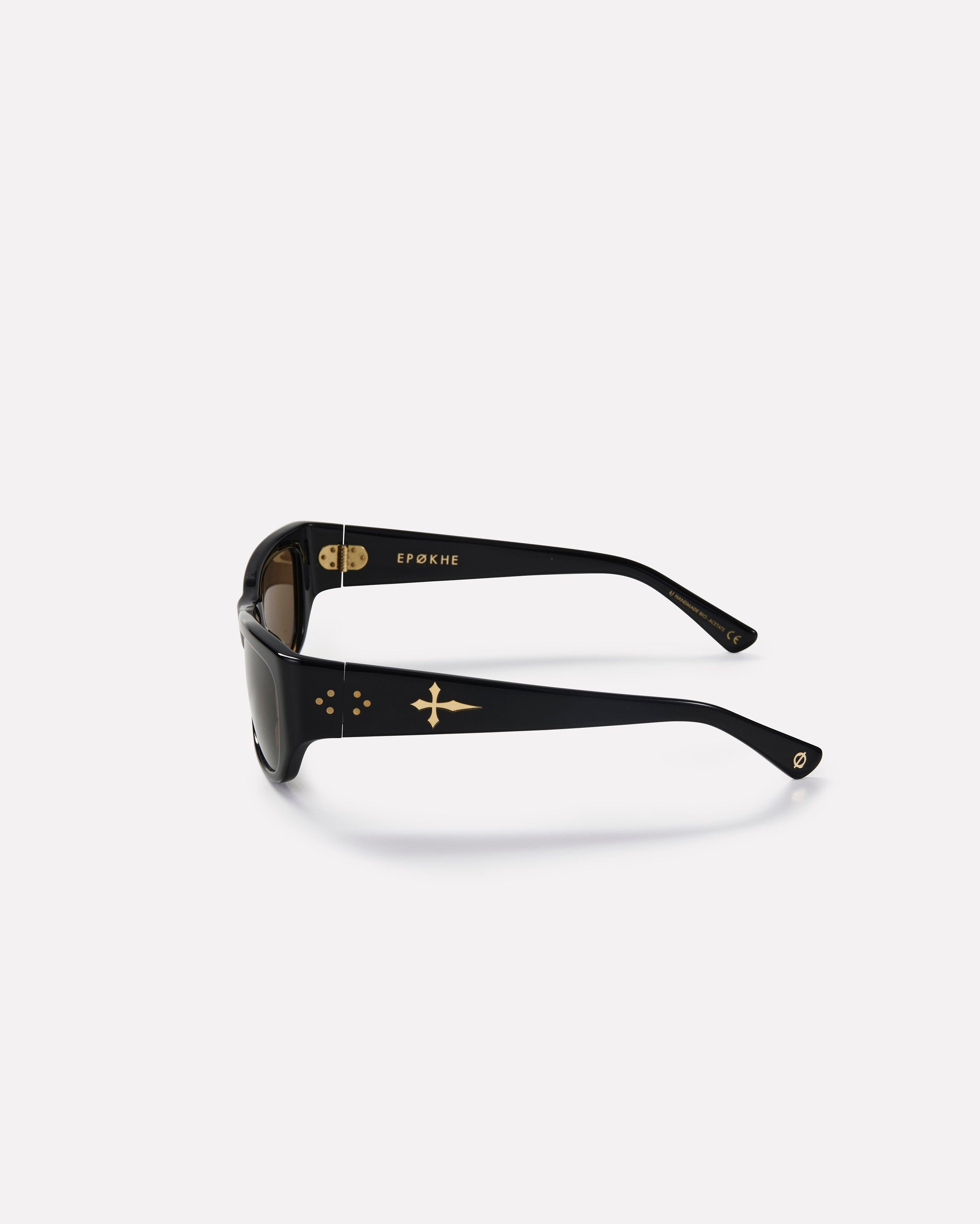 Memphis Sunglasses | Black Polished / Bronze Polarized | Epokhe Eyewear