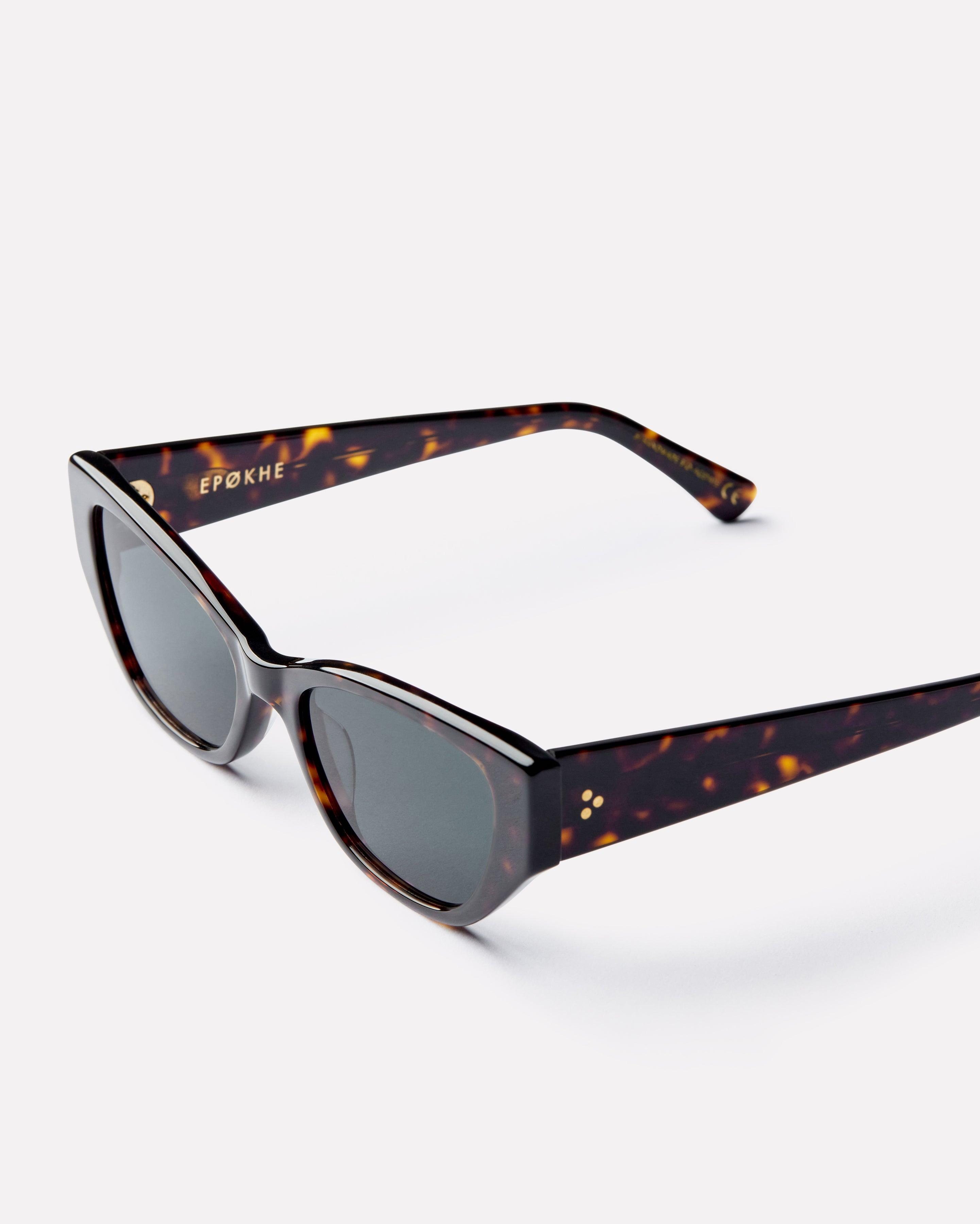 Reprise Sunglasses | Dark Tortoise Polished / Green | Epokhe Eyewear