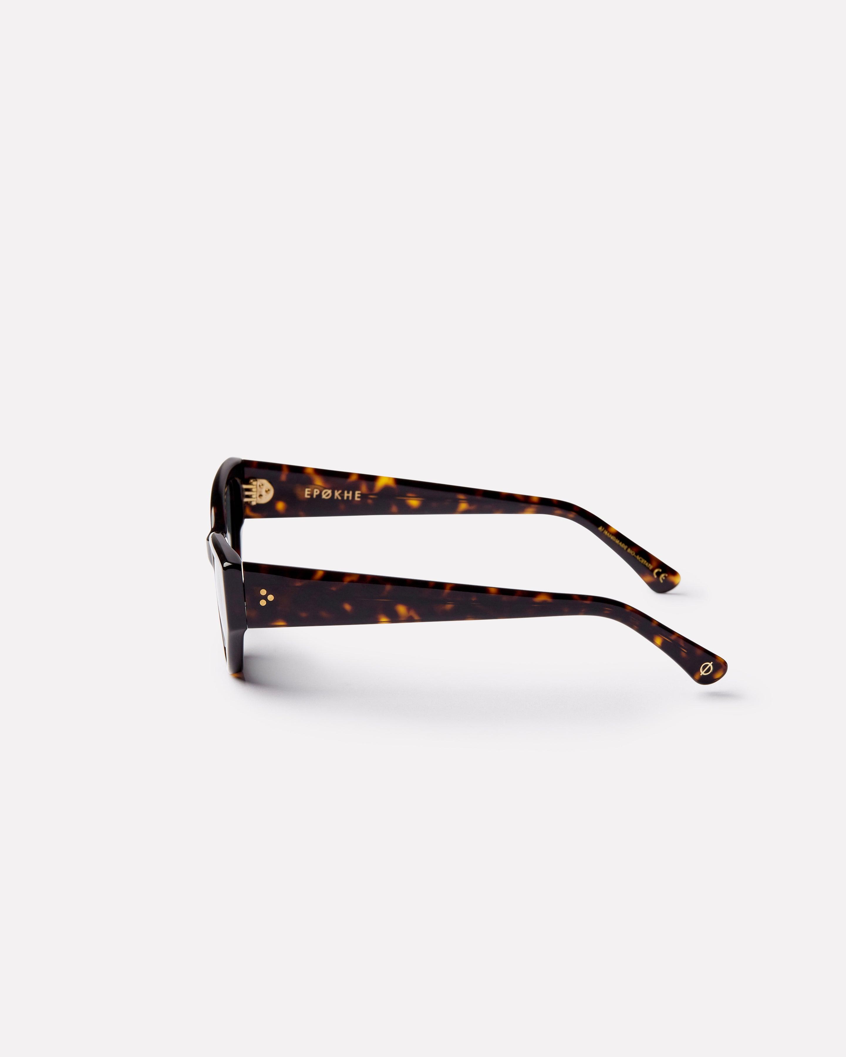 Reprise Sunglasses | Dark Tortoise Polished / Green | Epokhe Eyewear