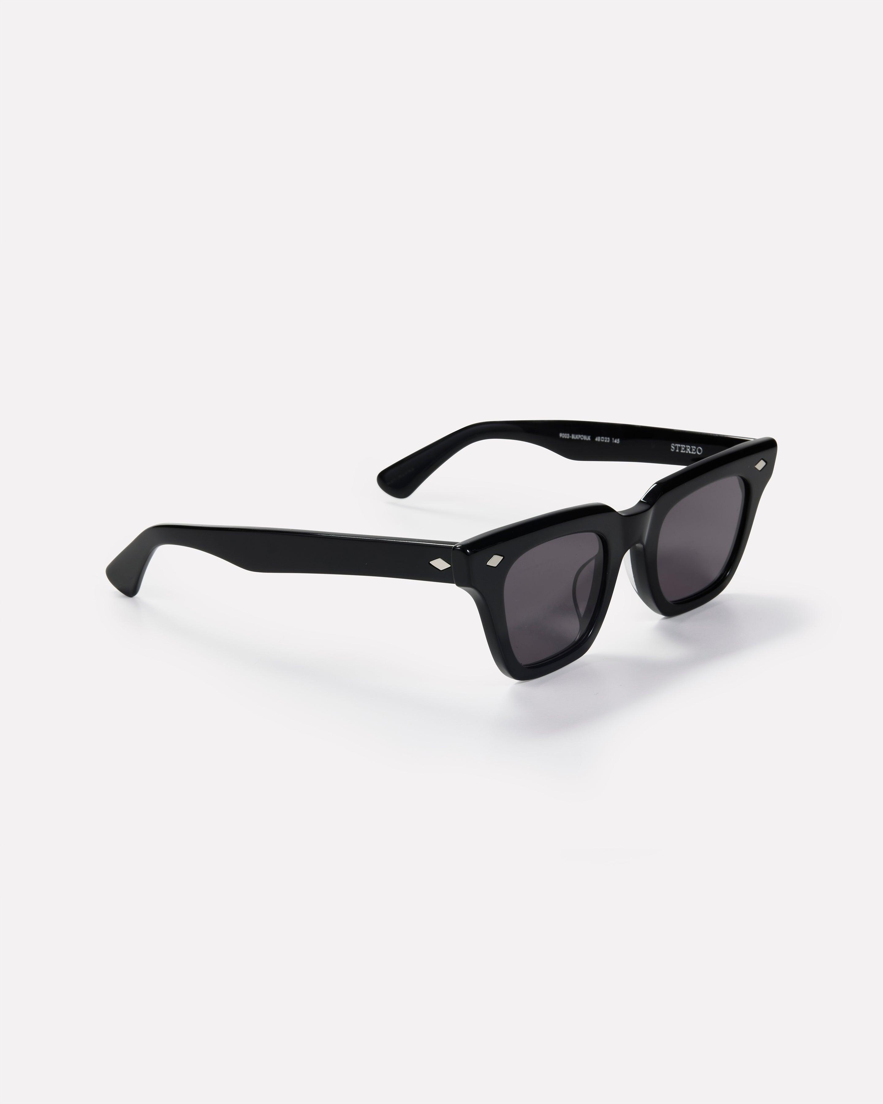 Stereo Sunglasses | Black Polished | Epokhe