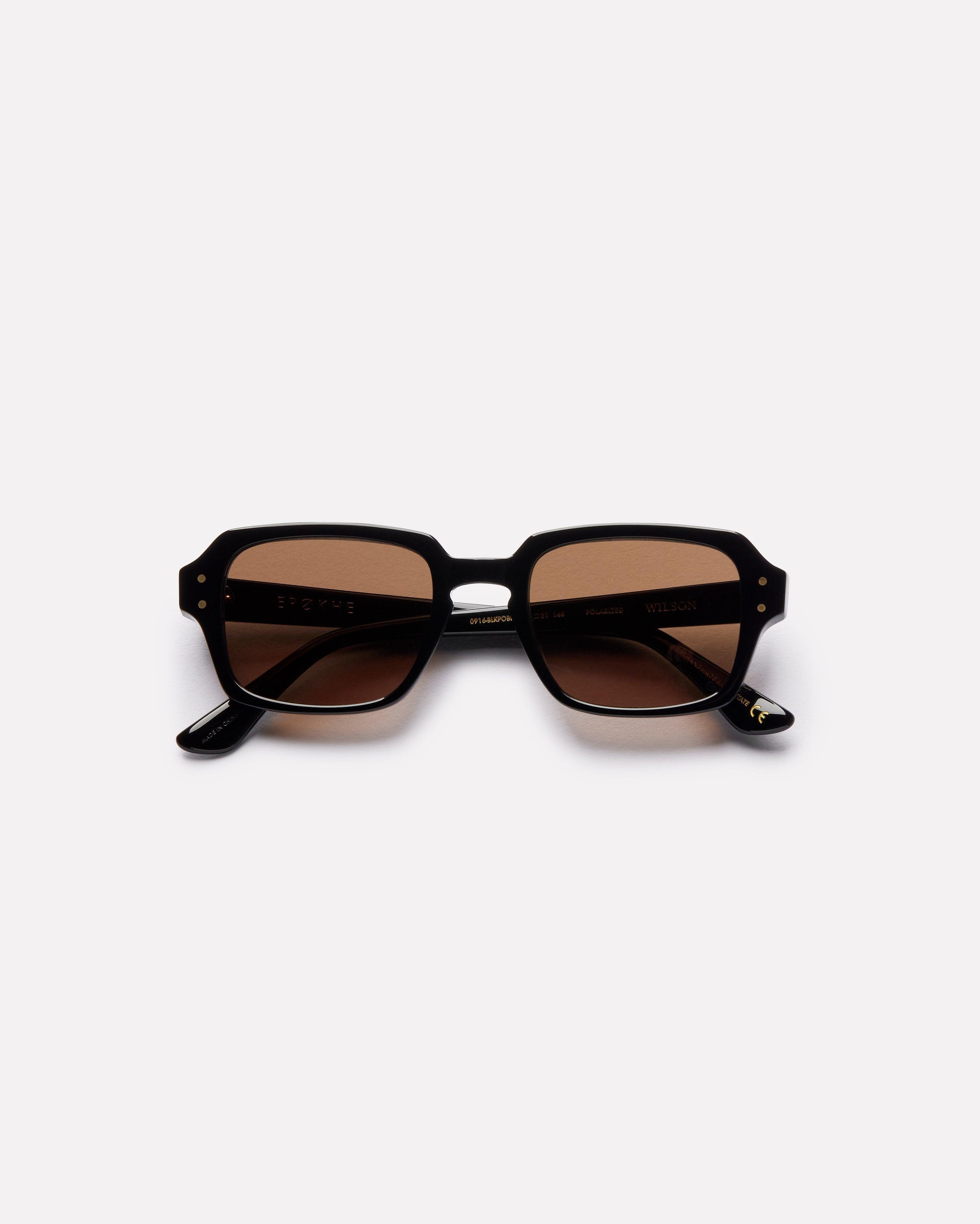 Wilson Sunglasses | Black Polished / Bronze Polarized | Epokhe