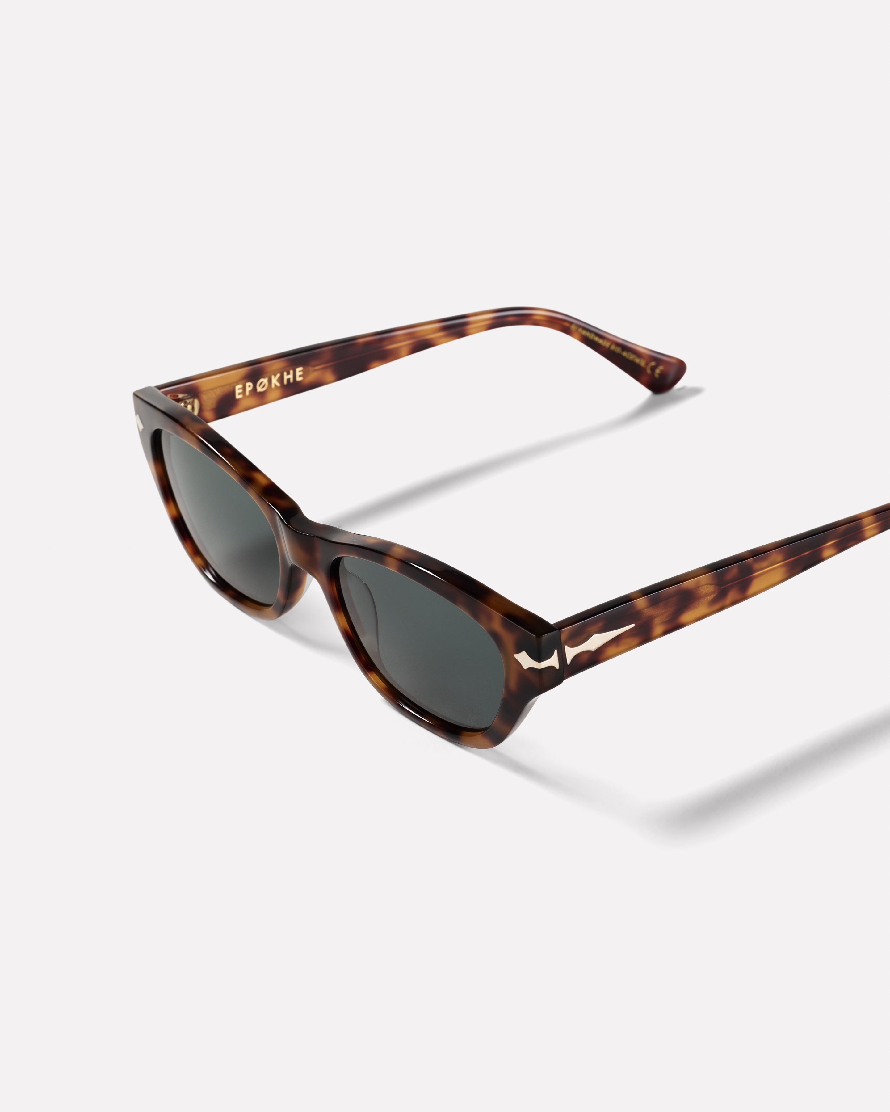 Frequency X Austyn Gillette Sunglasses | Amber Tortoise Polished / Green | Epokhe Eyewear