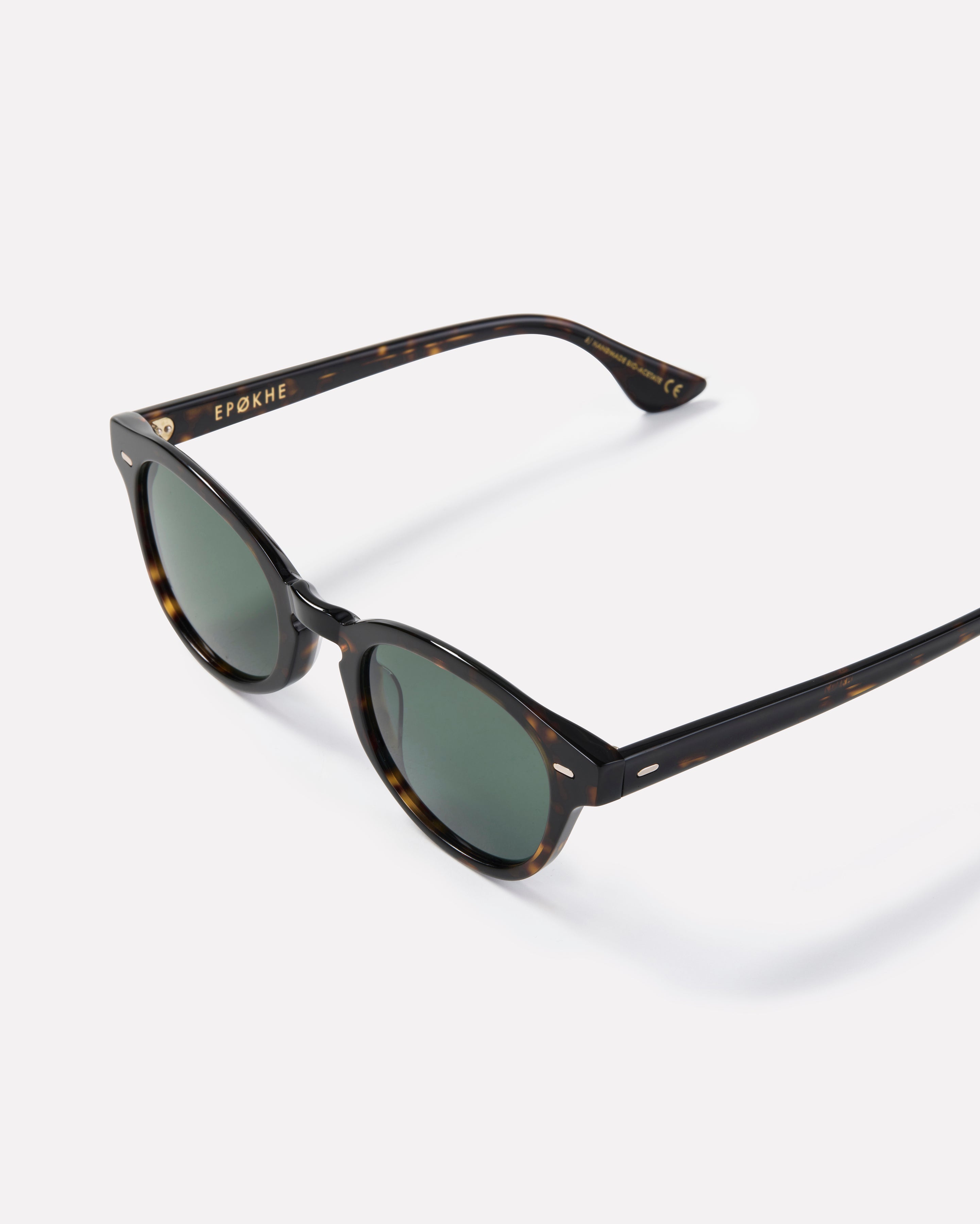 Coil - Dark Tortoise Polished / Green Polarized