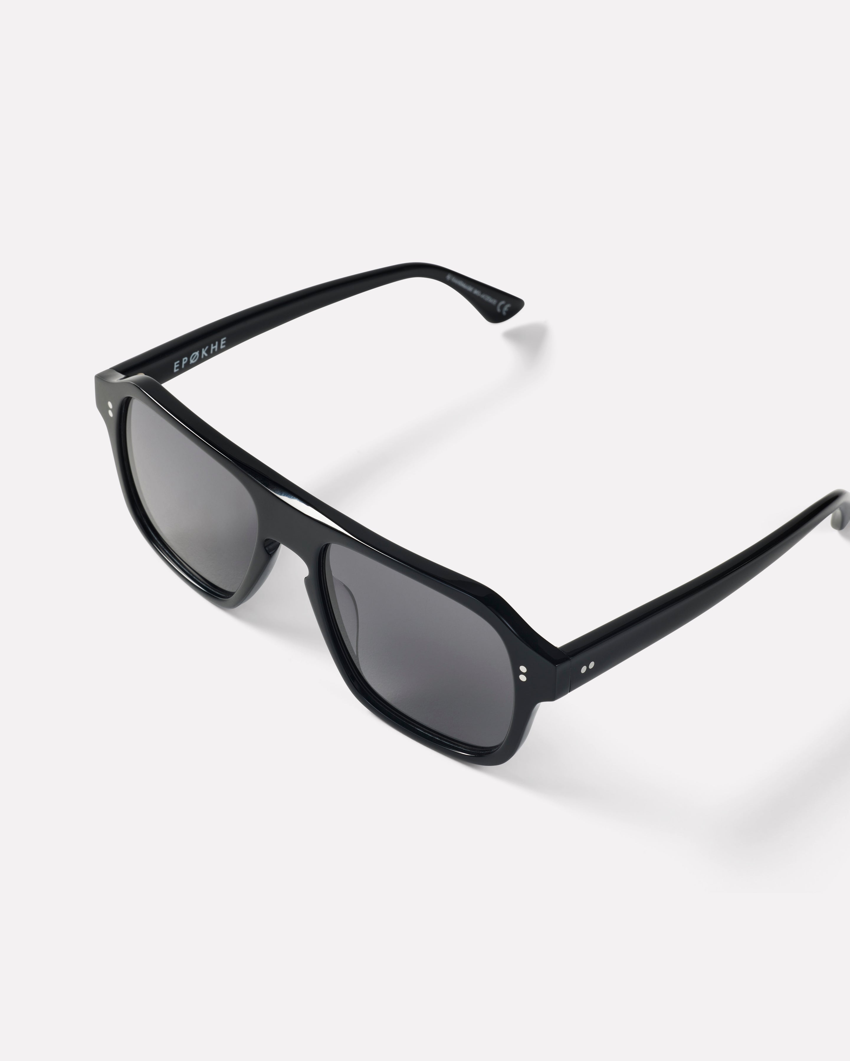 Pano Sunglasses | Black Polished / Black Polarized | Epokhe Eyewear