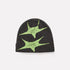 Epokhe Starfall Beanie - Charcoal / Lime