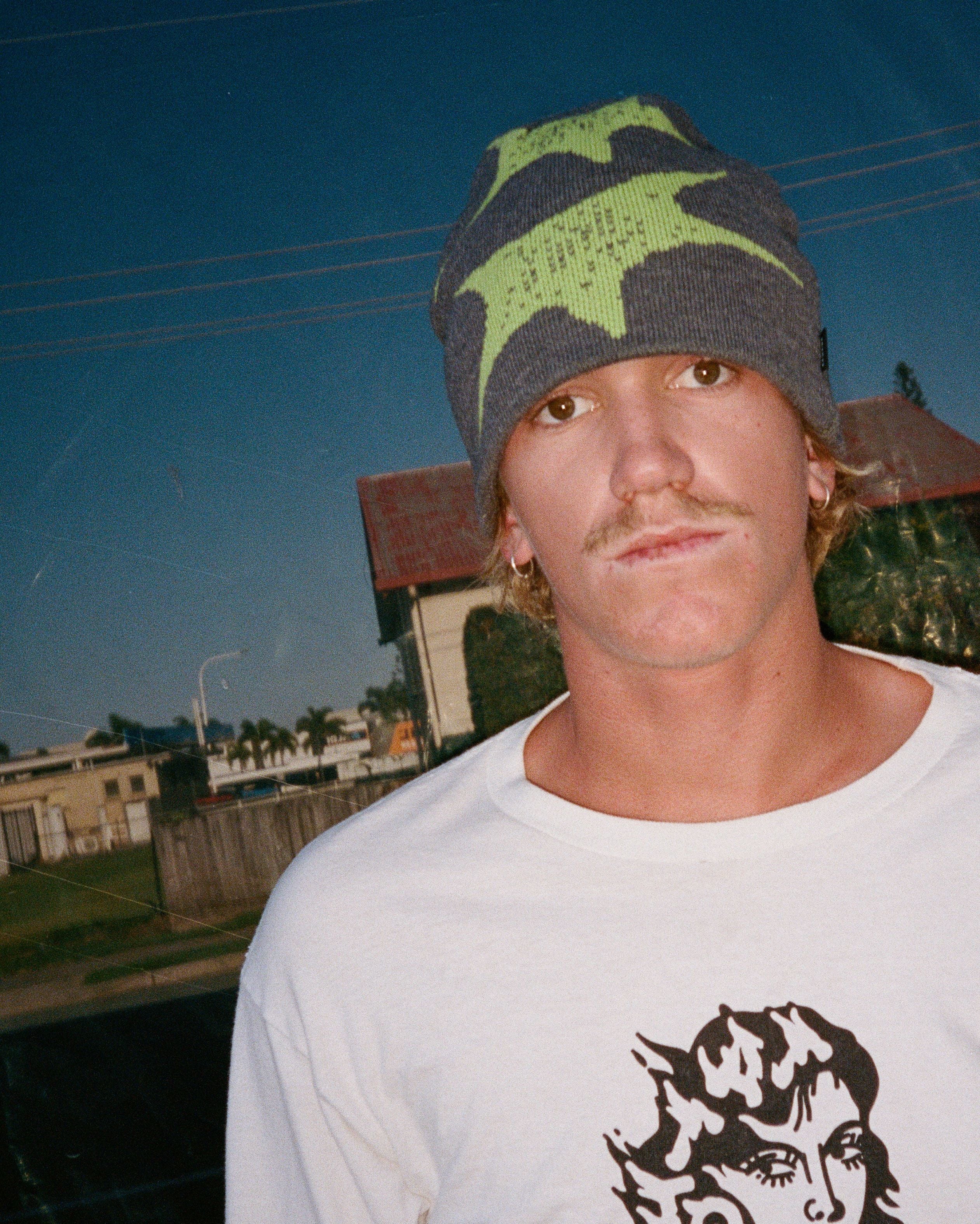 Starfall Beanie | Charcoal/Lime | Epokhe Eyewear