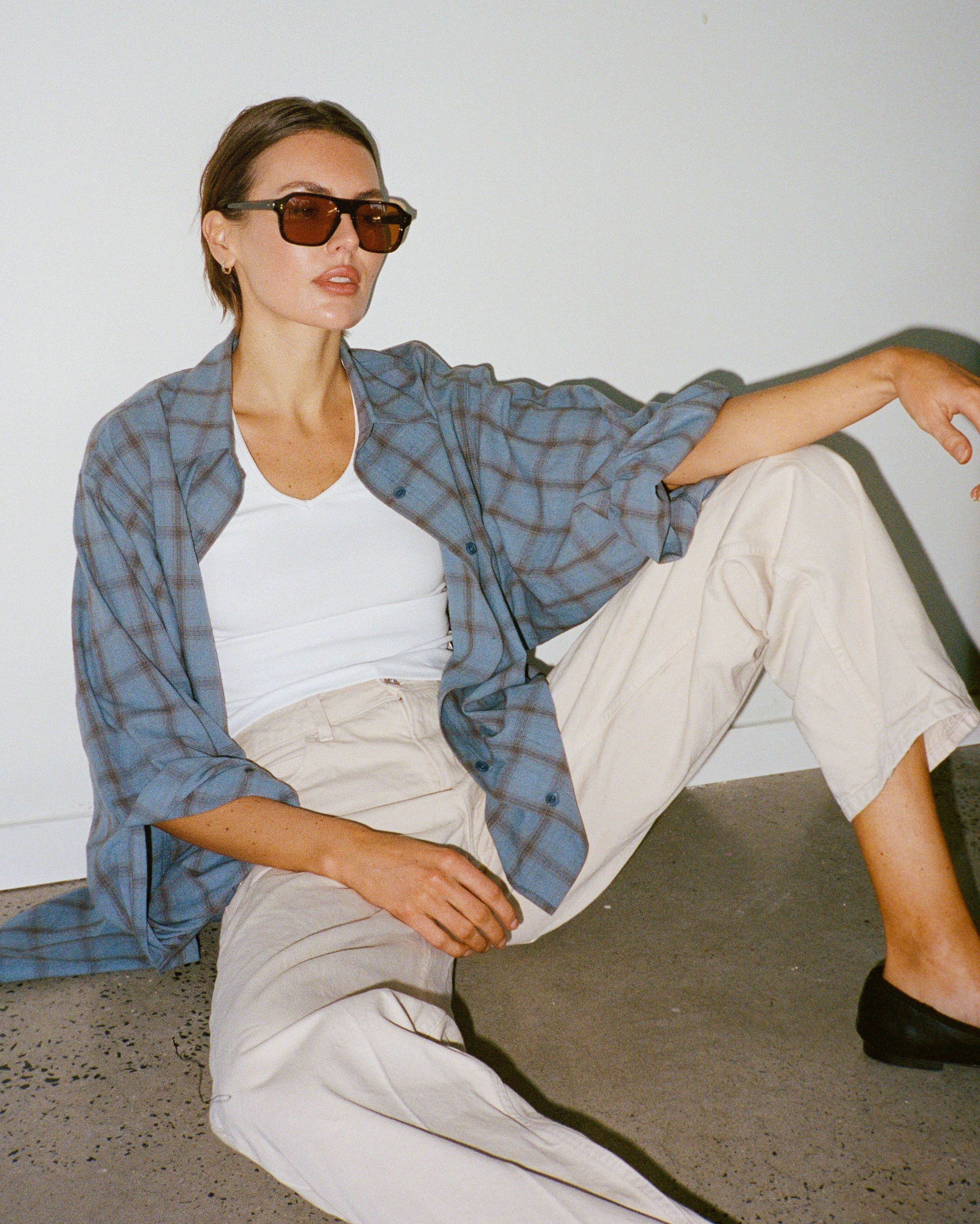 Pano Sunglasses - Dark Tortoise Polished / Brown