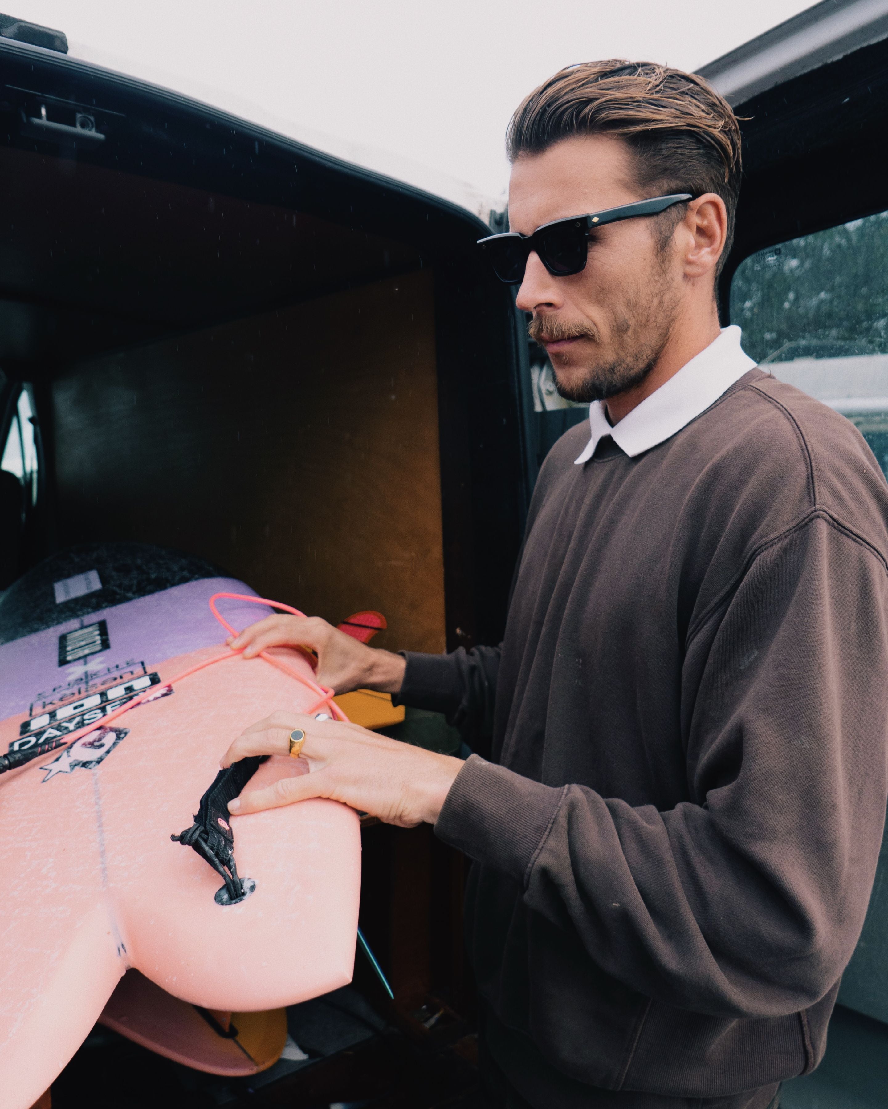 Stereo Sunglasses | Black Polished | Epokhe Eyewear