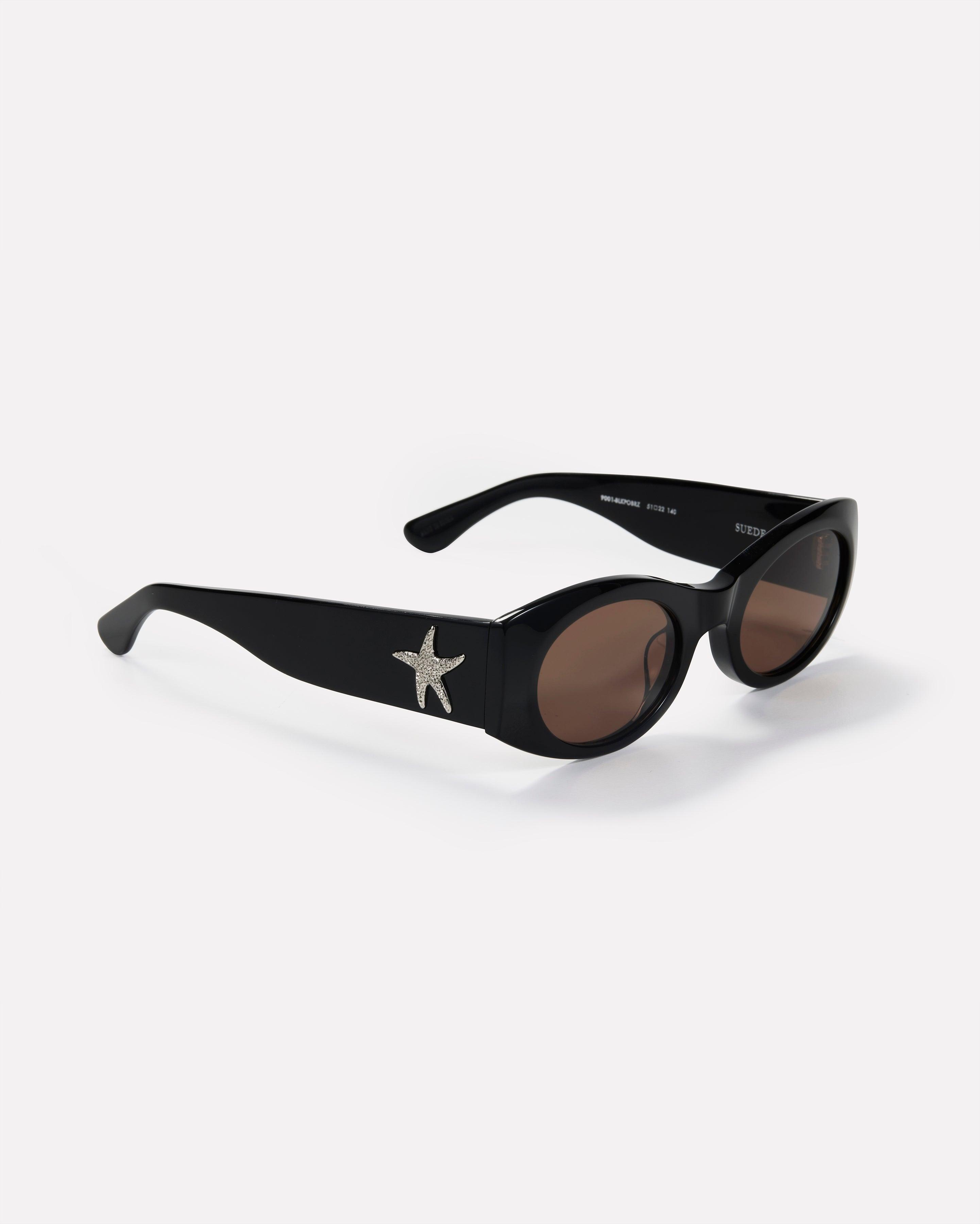 Suede - Black Polished / Bronze Amber - Sunglasses - EPOKHE EYEWEAR